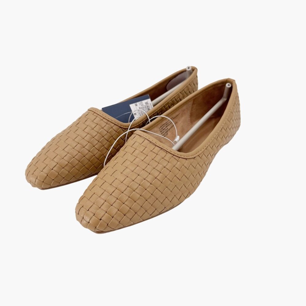 NEW Universal Thread Women's Lorna Woven Ballet Flats - Tan - Size 9 - Picture 2 of 8